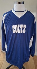 Vintage Indianapolis Colts NFL Reebok Pullover Windbreaker Jacket Mens Size 2XL picture