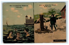 1914 How We Spend our Winter California vs East A. Panosian Humor picture