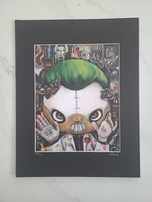 NOMIIE HA HA Joker Hannibal Art Print Signed #33/100 Dianne Romero picture