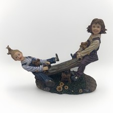Boyd’s Yesterday’s Child Dollstone Collection Kaylie and Jenny..Seesaw Friends picture