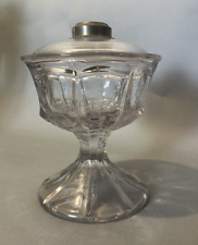 Vintage Antique EAPG Pattern Glass Kero Oil Table Lamp Base picture