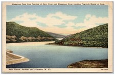 Bluestone Dam Junction of New River & Bluestone River Hinton Beckley & Princeton picture