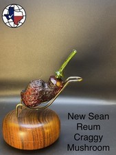 Artisan Sean Reum New Chip Blast Mushroom Tobacco Pipe picture