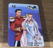 1951 CINDERELLA ROOKIE Castell FIRST EVER DISNEY CARD Game Playing Card RARE picture