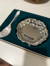 ONEIDA Silver Plate Hostess Server & Spoon Set Silverplate Serving Utensils picture