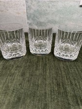 Waterford Crystal Eclipse Set 3 Double Old Fashioned Glass 11762166 picture