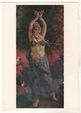 1979 TAMARA KHANUM Uzbek dancer singer actress Uzbekistan Russian postcard Old picture