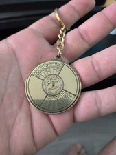 Vintage Perpetual Calendar Keychain 1992-2041 picture