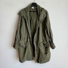Vintage 1960-1980 French Army Parka Hooded Distressed picture