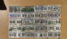 20 PLATES MIXED VINTAGE LICENSE PLATE LOT #3 GEORGIA picture