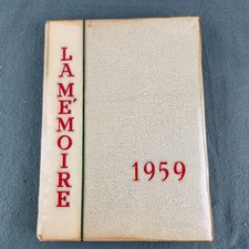 Vintage 1959 Williamsport PA High School Yearbook La Me’moire picture