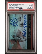 2012 Game Of Thrones Season 1 Emilia Clarke Holo AUTO #30 Mother of Dragons 1/1 picture