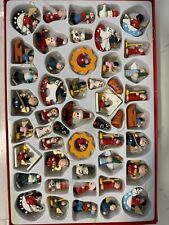 Kurt Adler Petite Treasures Wooden Ornament, Set of 48 picture