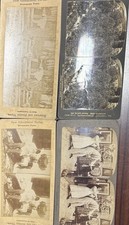 Vintage Stereoview Cards - Lot of 4 - Places & Travel Views picture
