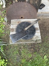 Antique Hog Splitter Butcher Cleaver Huge 30”Long w/ 12”Blade Nice picture