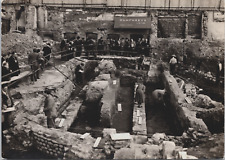 RPPC Tucks 1954 Archeological Excavation Roman Temple Mithraeum London WF Grimes picture