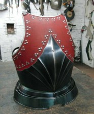 Style 16GA Medieval Armor Cuirass Breastplate Leather Covered Gothic Jacket Gift picture