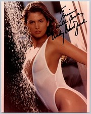 Cindy Crawford Autographed Photo Supermodel Swimsuit Hand Signed picture