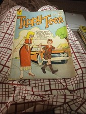 Tippy Teen Comic 6 Tower Comics 1966 Silver Age Hippy Good Girl Art Eric Godfrey picture
