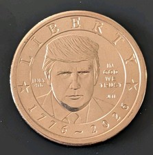 2026 Donald Trump $1 July 4th Privy Mark 250th Anniversary Coin In Hand picture