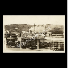 Early 1900s Photo - OREGON CITY, OR Paper Mill from across the River - Fab View picture
