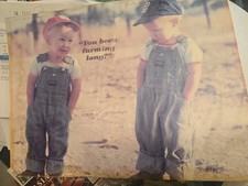 Vintage 1983 Country Kids Poster “You Been Farming Long?” Farm Boys Americana picture