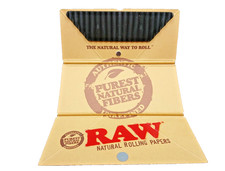 RAW ROLLING PAPERS BOARDING PASS - Flat Grinder and Pop-Out Tray for on the Go picture