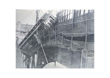 1920s Boston Elevated Railway Train Wreck Forest Hills MA Glass Negative OOAK picture