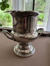 Gorham Silver Plate Wine Caddy Ice Champagne Bucket Trophy Style Formal 10.5
