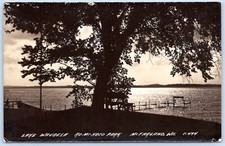 Postcard RPPC WI McFarland Wisconsin Lake Waubesa Ro-Mi-Hoco Park Dane Co R44 picture