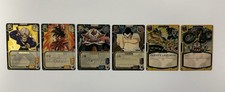 2008 Bandai Dragon Ball Z Super Rare 6 Card Holo Foil Lot Vintage NM/LP picture