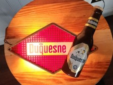 Vintage Duquesne Beer Lighted Beer Sign Pittsburgh PA picture