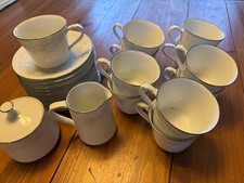 Noritake - Casablanca 6842 (Japan) Set of 24-  cups, saucers, cream & sugar picture