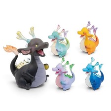 Rainbow Dragon Mini Mascot Figure vol.2 Complete Set of 5 Capsule Toy Gacha picture