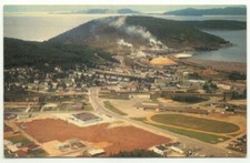 Marathon Ontario Vintage Aerial View Postcard Canada picture