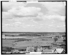View from western promenade Portland Me 1900 Historic Old Photo picture