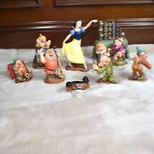 Walt Disney  10 Piece Collectible Set Snow White The Seven Dwarfs Pipe Organ COA picture