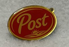 Post Red and Gold Metal Pin picture