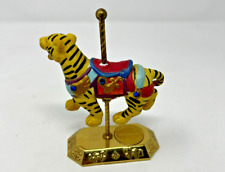 Westminster Mini Carousel Majestic Tiger Genuine Porcelain Bisque Collectible picture