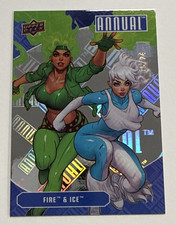 2023-24 Upper Deck DC Annual - Hologram Parallel - 16/24 - Fire & Ice #5  picture