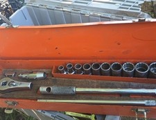J.H. Williams & Co. Vintage J.H. Williams Socket Set with Metal Box. Vintage Soc picture
