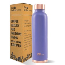 Copper Water Bottle 950ml Purple The Better Home Health Bottle picture