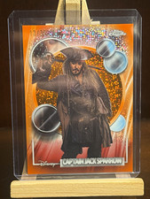 Topps Chrome 2026 Disney Pirates Caribbean Jack Sparrow /25 image variation picture