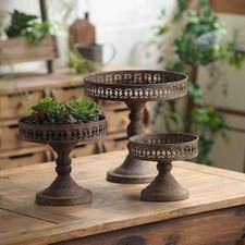 Vintage Cake Stand Decorative Ornate Dessert Stand Sturdy Base picture