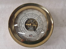 AM Trademan Makers to the Admiralty Barometer France Case India Nautical Brass picture