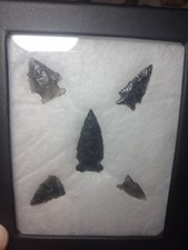 Authentic Columbia River Arrowheads Frame picture