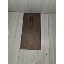 Antique 1920s Judd Cast Iron Duck Head Paper Holder Mounted On Wood Rare 5160 picture