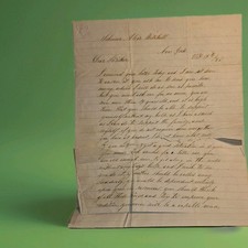 1856 Schooner Alex Mitchell Slave Trade Era Letter Monrovia Liberia New York ALS picture