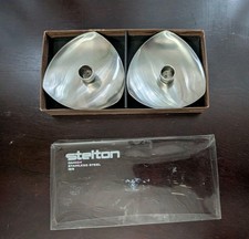 Vintage Stelton Danish Stainless Steel Denmark Candle Holders Mid Century Taper picture