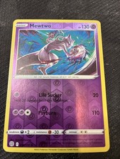 Mewtwo 2022 Brilliant Stars Reverse Holo RarePokemon Card 056/172 Lp Nice picture